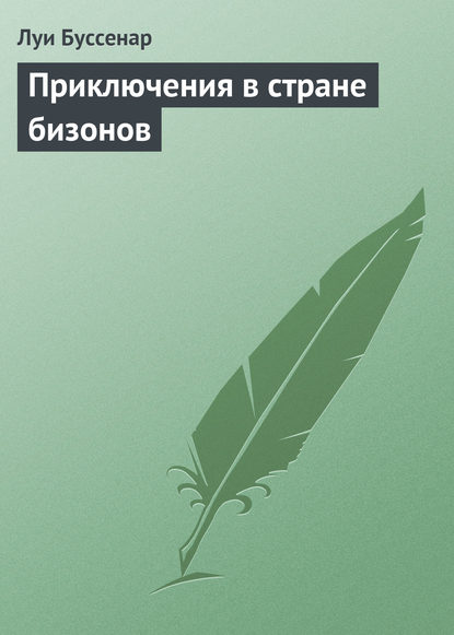 Приключения в стране бизонов — Луи Буссенар