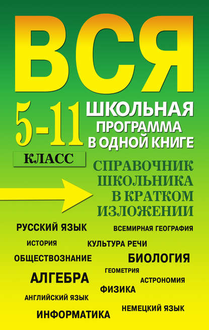 Вся школьная программа в одной книге. Справочник школьника в кратком изложении. 5-11 класс — Группа авторов