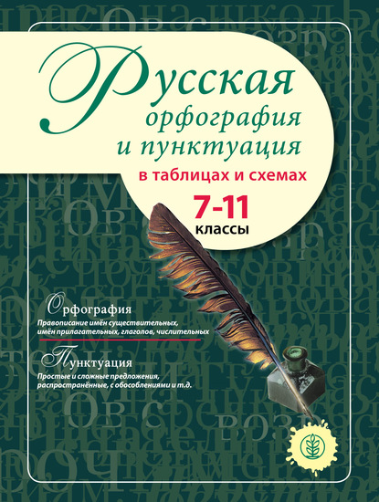 Русская орфография и пунктуация в таблицах и схемах. 7–11 классы — Группа авторов