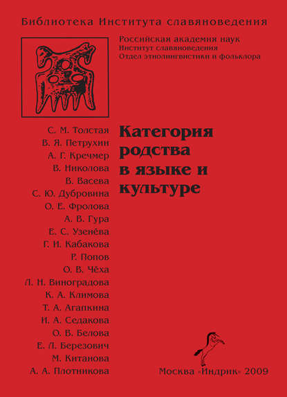 Категория родства в языке и культуре — Коллектив авторов