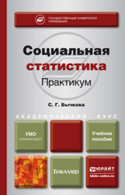 Социальная статистика. Практикум. Учебное пособие для академического бакалавриата — Светлана Георгиевна Бычкова