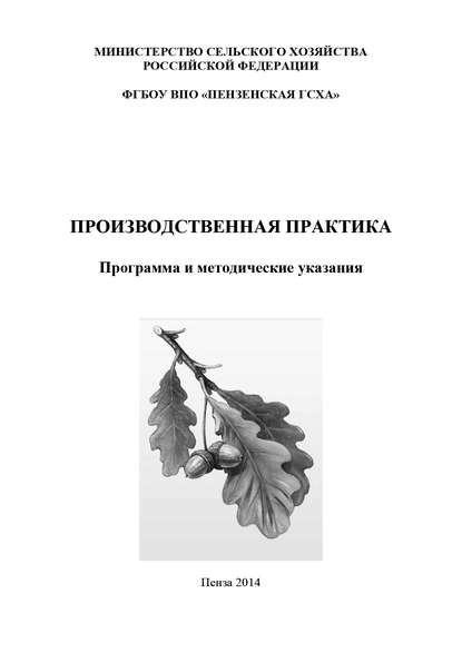 Производственная практика. Программа и методические указания — Коллектив авторов