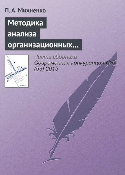 Методика анализа организационных конфигураций — П. А. Михненко