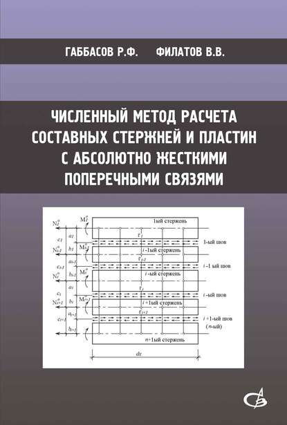 Численный метод расчета составных стержней и пластин с абсолютно жесткими поперечными связями — Р. Ф. Габбасов