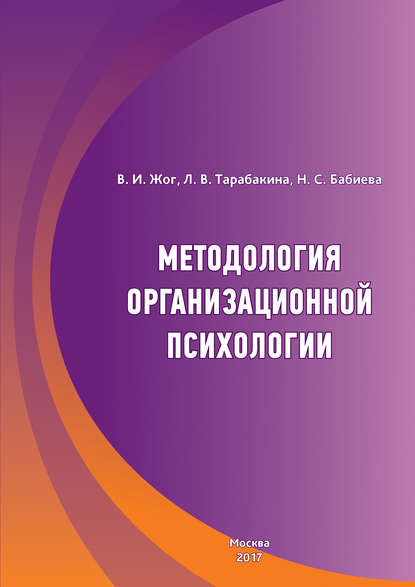 Методология организационной психологии — В. И. Жог