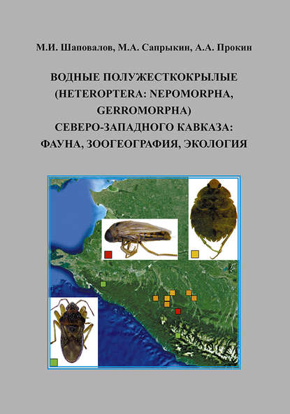 Водные полужесткокрылые (Heteroptera: Nepomorpha, Gerromorpha) Северо-Западного Кавказа: фауна, зоогеография, экология — А. А. Прокин