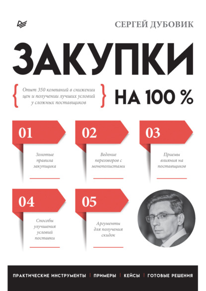 Закупки на 100%. Опыт 350 компаний в снижении цен и получении лучших условий у сложных поставщиков — Сергей Дубовик