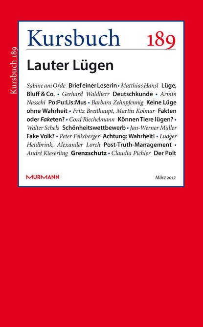 Kursbuch 189 — Группа авторов